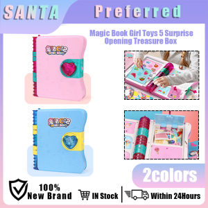 Kids Magic Surprise Book Opening Music Treasure Box Birthday Gifts for Girl Toy Over 6 Years Old