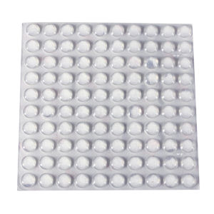 100pcs Transparent Self Adhesive Round Feet Bumpers Silicone Rubber Bumpers Soft Anti Slip Shock Absorber Feet Pads Damper