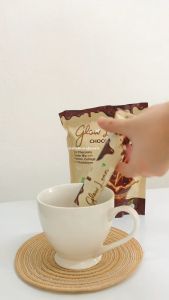 Authentic Glow Lean Coffee & Choco Lipo & Red Tea Slimming Drinks 7 Sachets 21g