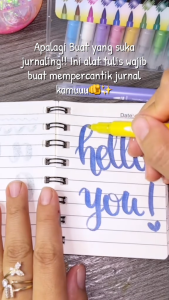 JOYKO Color Brush Pen CLP-061 Dual Tip Marker 10 Warna Metallic Murah