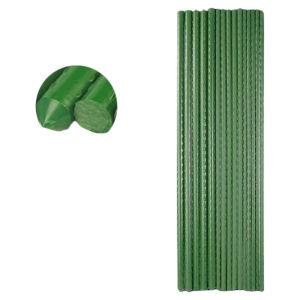 Garden Vine Support Pole Plastic Coated Steel Flower Stand Grape Plant Trellis Outdoor Courtyard Planting Box Greenhouse Gardening