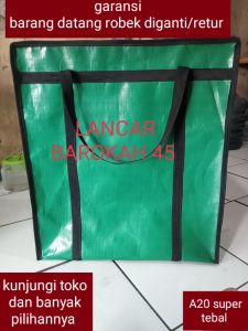 Tas barang/tas belanjaan / tas londry/tas serbaguna tersedia UK XL:L:M  bahan dari terpal tipe A20 yang super tebal kualitas bahan sangat kuat