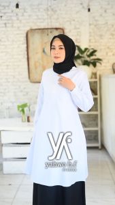 gamis dinas wanita PNS/GURU/ASN warna hitam putih model kurung melayu busuy katun toyobo terbaru terlaris terpopuler 2024