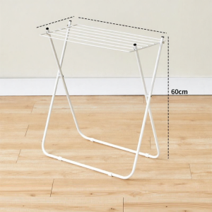 Foldable Clothes Drying Rack Indoor Balcony Bedroom Floor Standing Small Laundry Drying Rod Window Sill Clothes Hanger