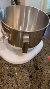 KitchenAid KA7QBOWL Stainless Steel Mixing Bowl for 7 Quart Bowl-Lift Stand Mixer Mixing Bowl with Ergonomic Handle
