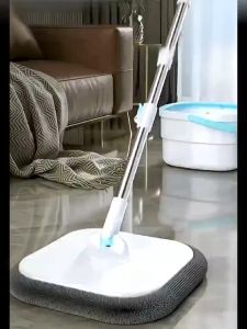 Microfiber Lazy No Hand Washing Floor Floating 360 Mops Household Cleaning Tools Clean Water Sewage Separation Mop With Bucket