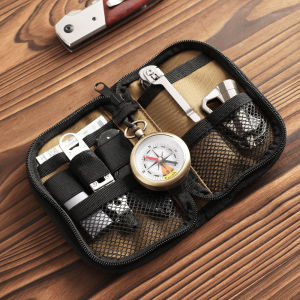 Utility EDC Pocket Organizer for Men EDC Pocket Organizer EDC Organizer Pouch with 7 Pockets for Multitools EDC Gears