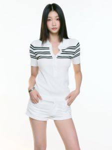withmin | Áo Polo Sọc Dáng Ôm