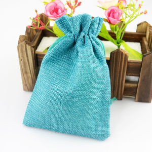 5pcs Vintage Style Handmade Color Natural Burlap Linen Jewelry Travel Storage Pouch Mini Candy Jute Packing Bags for Gift Bag