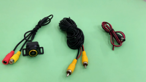 QMKJ Button Switch AHD 1080P 720P CCD Multi Functional Car Rear View Camera 180 Deg Fisheye Golden Len Waterproof For Car SUV