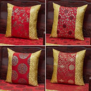 Ghế Sofa Phong Cách Trung Hoa Mới Áo Chăn Ghế Phòng Khách Vỏ Bọc Lưng Gỗ Đỏ Cotton Linen Hộ Lý Lưng Gỗ Nguyên Khối