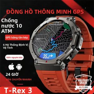 Đồng Hồ Thông Minh NewT-Rex 3 GPS 48mm 10ATM Chống Nước Hỗ Trợ Hai Băng Tần GNSS La Bàn Thể Thao Quân Sự Dành Cho Nam Giới Với Màn Hình AMOLED