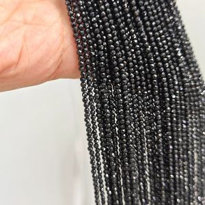 ลูกปัดคริสตัลทรงกลมมีรูตรง ลูกปัดทรงหัวเข็มทิศ สร้อยคอ สร้อยข้อมือ โซ่กระดูกไหปลาร้า อุปกรณ์ทำเครื่องประดับ DIY