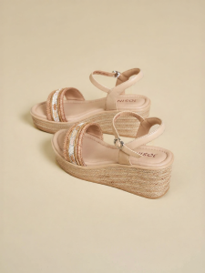 Josiny | Vintage Strappy Wedge Sandals