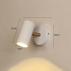 Nordic Wall Lamp Bedroom Bed Reading Spot Light Simple Modern Corridor Mirror Headlight Balcony Fashion Creative Lamps