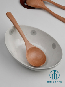 Bộ Thìa Ăn Phở Kiểu Nhật Bản Bằng Gỗ Nhỏ Nuxyja Thìa Đựng Thức Ăn Sâu Miệng Đồ Dùng Nhà Bếp Quà Tặng Thường Ngày Phòng Ăn