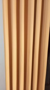 Gorden minimalis pintu tengah ruang tamu tirai jendela polos blackout premium 12 ring