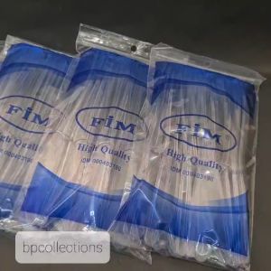 1 PAK 25 pcs PISAU PLASTIK MAKAN BENING PISAU BROWNIES PISAU KUE KNIFE CUTLERY PLASTIC FIM ECER