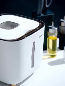 5/10 KG Rice Bucket Household Pest Control Moisture-proof Sealed Flour Storage Tank Food Grade Rice Jar Rice Box Miscellaneous