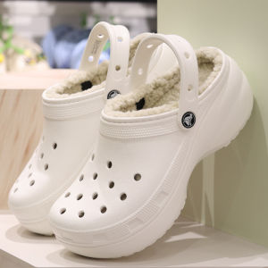 Crocs | Height Increasing Fluffy Thick Sole Slipper