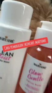 (READY)MARYAME SKINCARE - Maryame Glow Series BPOM Day Cream | Night Cream | Facial wash | Micellar Water (ORIGINAL)