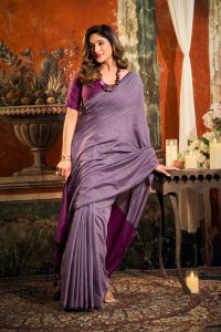 Mal Cotton Sarees with Contrast Pallu & Fancy Tassels with Matching Blouse Piece Beautiful Saree Collections for Women