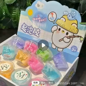 slime mainan gelas kecil minuman slime lucu