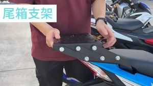 45L Versatile Motorcycle Top Box with High-Quality Anti-Theft Lock and Reflective Strips - Universal Fit for Multiple Motorcycles