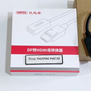 Cáp DisplayPort ra HDMI dài 20Cm (DP to HDMI Cable) hiệu UNITEK