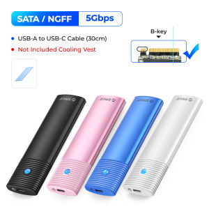 ORICO Đầu Đọc Ổ Cứng SSD M.2 SATA Không Cần Dụng Cụ Bằng Nhôm Bộ Chuyển Đổi SSD Gắn Ngoài USB 3.2 Type-C Hỗ Trợ Trang Trí UASP Cho SSD M2 SATA NGFF 2242/2260/2280 Với Phím B/Phím B + M