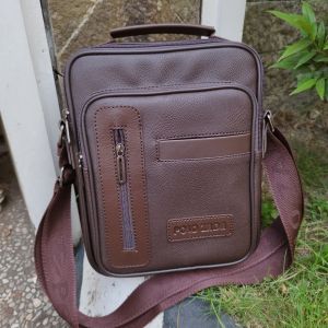 Tas Bahu Pria Kulit Sintetis Premium | Tas Kantor Pria Merk Polozada