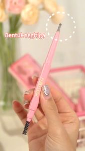 PINKFLASH OhMyEmoji Automatic Eyebrow Pencil Lasting 8 Hours Waterproof Pigmented Easy Blend Soft Cruelty-Free