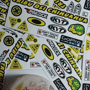 Stiker Visor Paket Sticker Helm