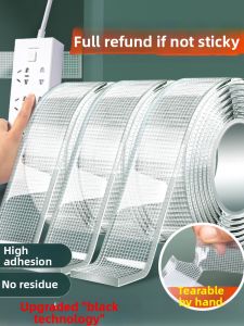 deli | Strong Adhesive Transparent Non-residue Double-sided Nano Grid Tape