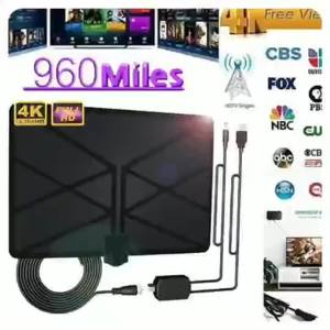 Bộ Khuếch Đại Tín Hiệu Ăng-ten HDTV 4K UHD Độ Nhiễu Thấp Độ Lợi Cao Phụ Kiện TV Giúp Thu Sóng Tối Ưu