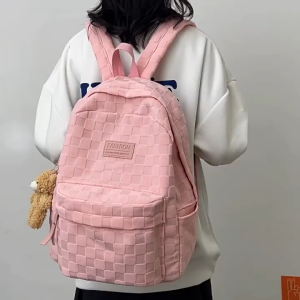 MOUSSON กระเป๋านักเรียนหญิงสไตล์ญี่ปุ่นกระเป๋าเป้สะพายหลังสไตล์เกาหลีสดและน่ารักสำหรับนักเรียนมัธยมและกระเป๋าเป้สะพายหลังของนักเรียนมัธยม