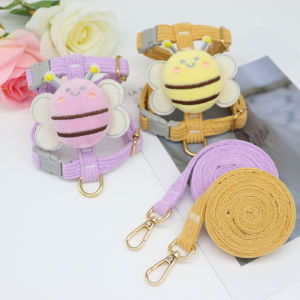 Adjustable Pet Leash Outdoor Cat Walking Rope Teddy Doll Small Dog Leash Beehive Traction Rope Non-Slip Dog Harness Leash