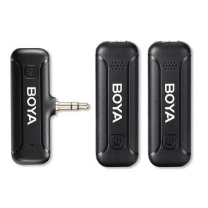 BOYA BY-WM3T2 M1/M2 ไมโครโฟน ไมค์ลอยไร้สายแท้ ไมค์หนีบเสื้อ ไมค์กล้อง ไมค์ตัดเสียงรบกวน สำหรับ Vlog Camera DSLR Canon Nikon Sony