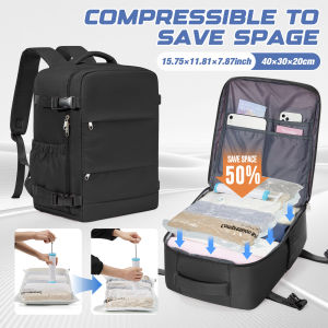Ryanair 40x30x20 Cabin Bag Women Men leisure School Laptop Bag Carry on Luggage WizzairVacuum Compression Bag with Manual Pump