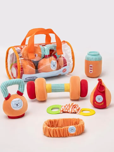 SG EmmAmy® 6Pcs/set Soft Baby Fitness Toy Set Parent-child Interaction / Hand-eye Coordination Training Infant Educational Toys