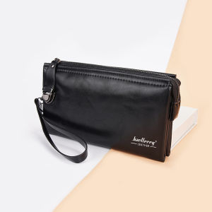 Túi Xách Da PU Dung Tích Lớn Cho Nam Túi Xách Điện Thoại Di Động Thường Ngày Túi Xách Học Sinh Túi Xách Bằng Da PU Mềm Có Khóa Kéo