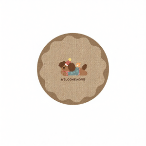 YUNHAOBUYI | Anti-Slip Soundproof Dirt-Resistant Round Carpet