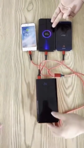 100% powerbank original 150000mah Fast charging power bank for iphone Supports Micro/Type-C/Apple Buy 1 give 3 gift