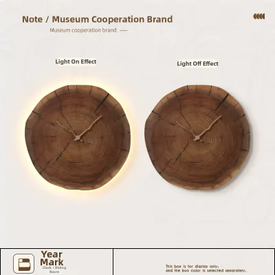 Wabi Sabi Original Wood Annual Ring Living Room Dining Wall Art