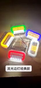 12V/24V ไฟราวข้าง LED พร้อม ไฟส่องพื้น ไฟกระพริบ ไฟท้าย ไฟเพิ่มสีสันให้รถ IP68 สว่างมาก กันน้ำ ไฟข้างรถ