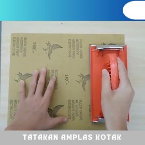 MB - Tatakan Amplas Kotak 18 Cm / Tatakan Amplas Manual Untuk Amplas Roll