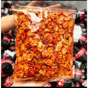 seblak kering kerupuk kemplang bawang pedas daun jeruk renyah