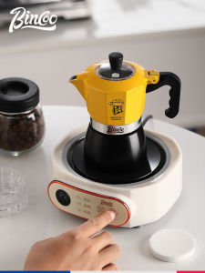Bincoo Double Valve Moka Pot Suit Concentrated Coffee Percolator Italian Small For Home Electrothermal Furnace Coffee Appliance
