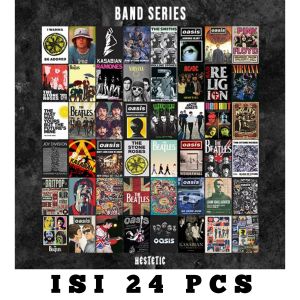 POSTER BAND MURAH BISA COD Poster Dinding Aesthetic | Poster Aesthetic | Poster Murah | Poster Retro Band Vintage | Isi 24