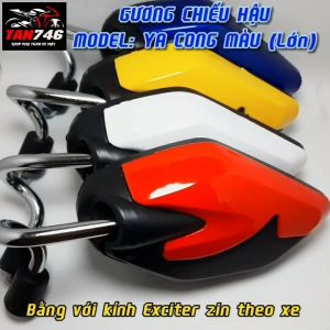 Gương Kính chiếu hậu kiểu YA CONG LỚN nhiều màu chân kính 10ly ren thuận kính chỉ bán bên trái xin xem kỹ mô tả trước khi đặt hàng.